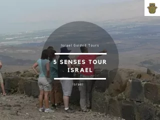 5 Senses Tour Israel