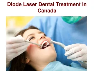 Diode Laser Dental Treatment in Canada