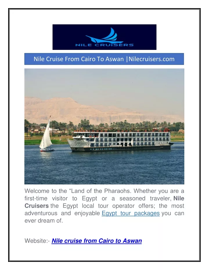 nile cruise from cairo to aswan nilecruisers com