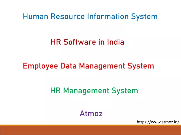 human resource information system