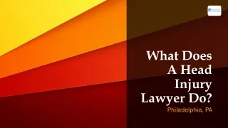 What Does A Head Injury Lawyer Do