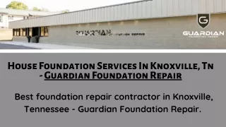 Best foundation repair contractor in Knoxville, Tennessee