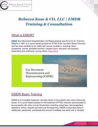 Rebecca Kase & CO, LLC | EMDR Training & Consultation
