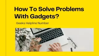 How To Solve Problems With Gadgets?