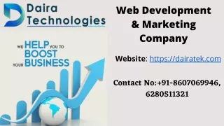 Daira Technologies -Web Development and Marketing Company