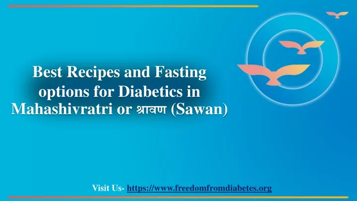 best recipes and fasting options for diabetics