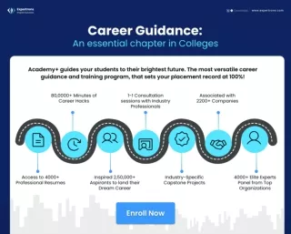Career Guidance an essential chapter in college