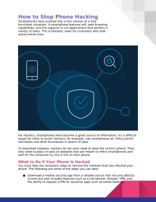 how to stop phone hacking smartphones have