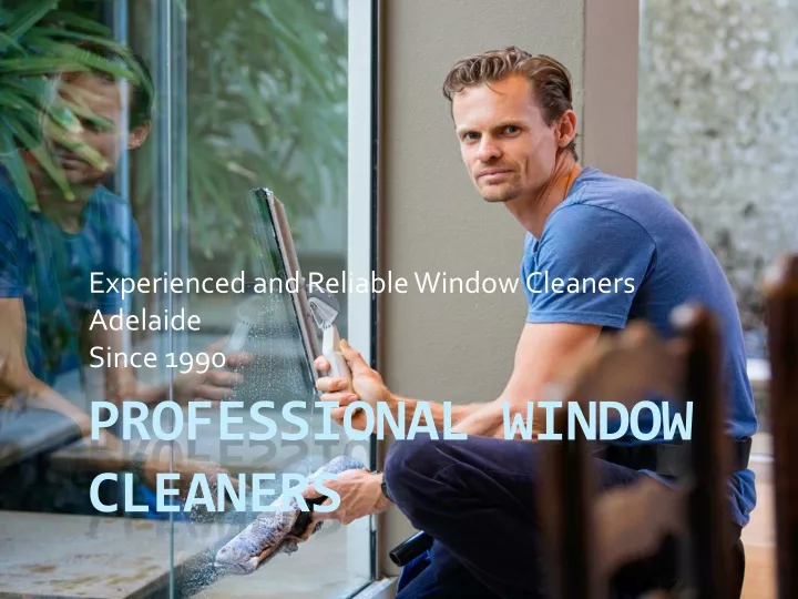 experienced and reliable window cleaners adelaide