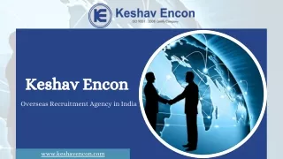 Overseas Recruitment Agency in Vadodara | India | Keshav Encon