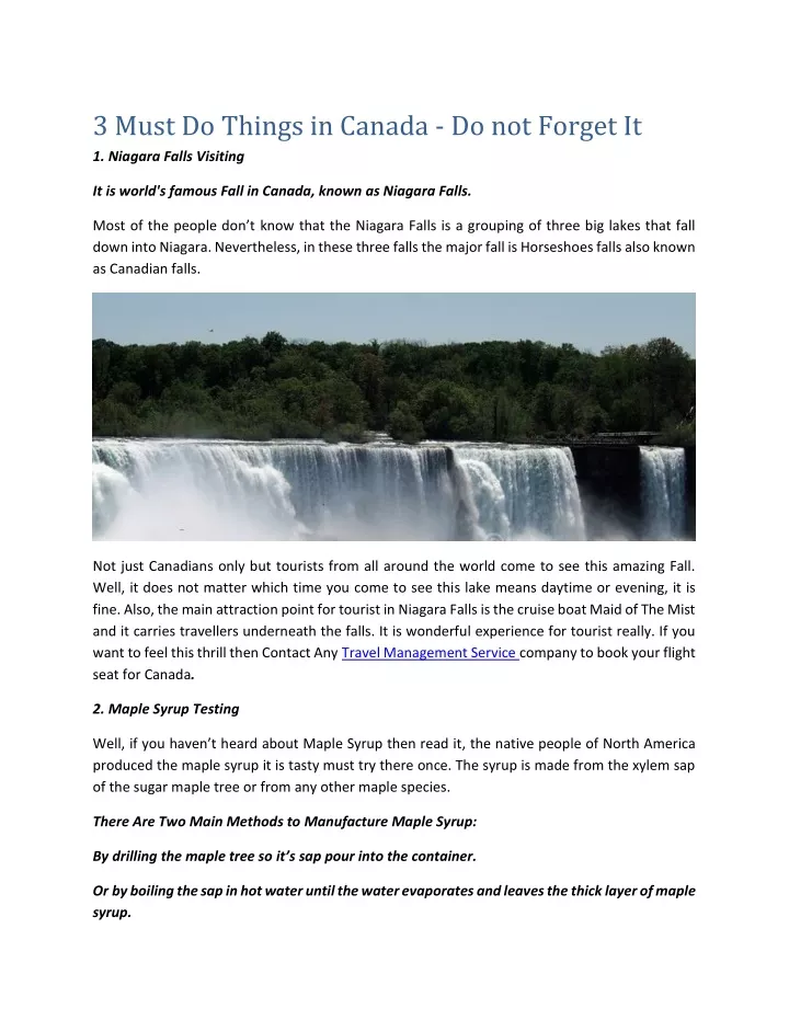 3 must do things in canada do not forget it