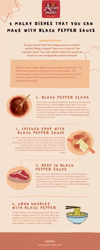 4 Malay Dishes That You Can Make With Black Pepper Sauce