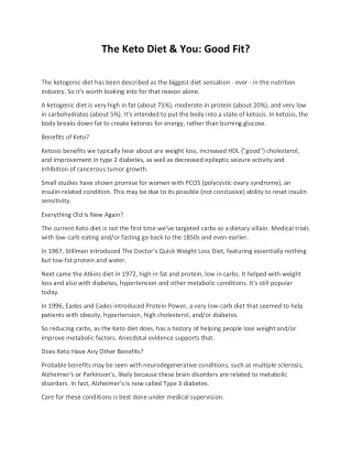 The Keto Diet & You Good Fit-converted