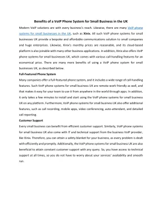 voip phone system for small business uk