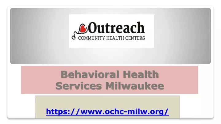 behavioral health services milwaukee