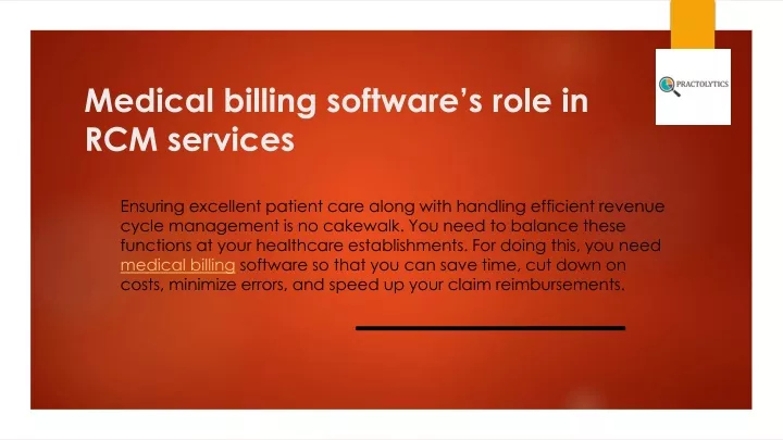 medical billing software s role in rcm services