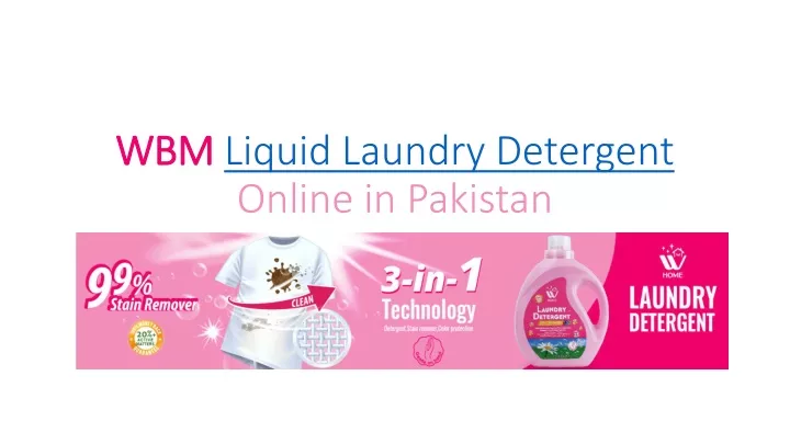 wbm liquid laundry detergent online in pakistan