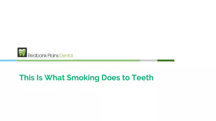 this is what smoking does to teeth