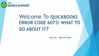 welcome to quickbooks error code 6073 what to do about it