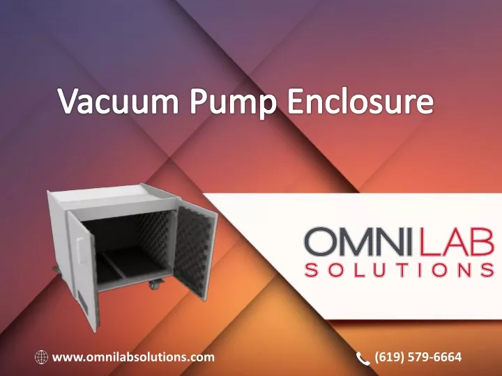 vacuum pump enclosure