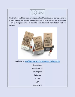 Prefilled Vape Oil Cartridges Online USA | Weedplug.cc