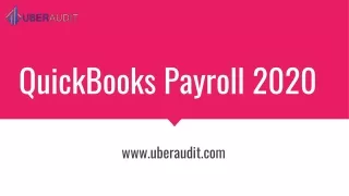 QuickBooks Payroll 2020