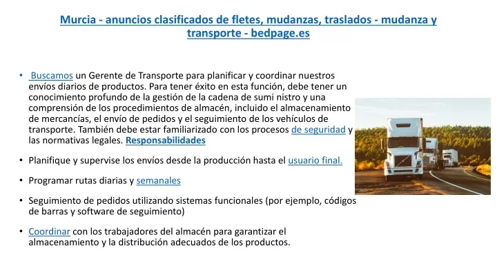 murcia anuncios clasificados de fletes mudanzas traslados mudanza y transporte bedpage es