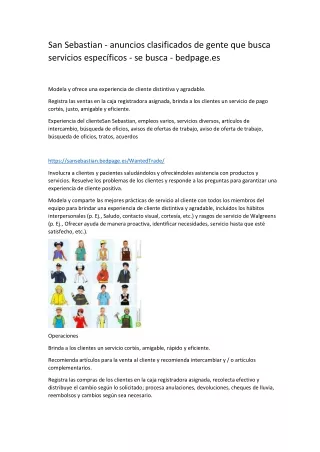 San Sebastian - anuncios clasificados de gente que busca servicios específicos - se busca - bedpage.es-converted