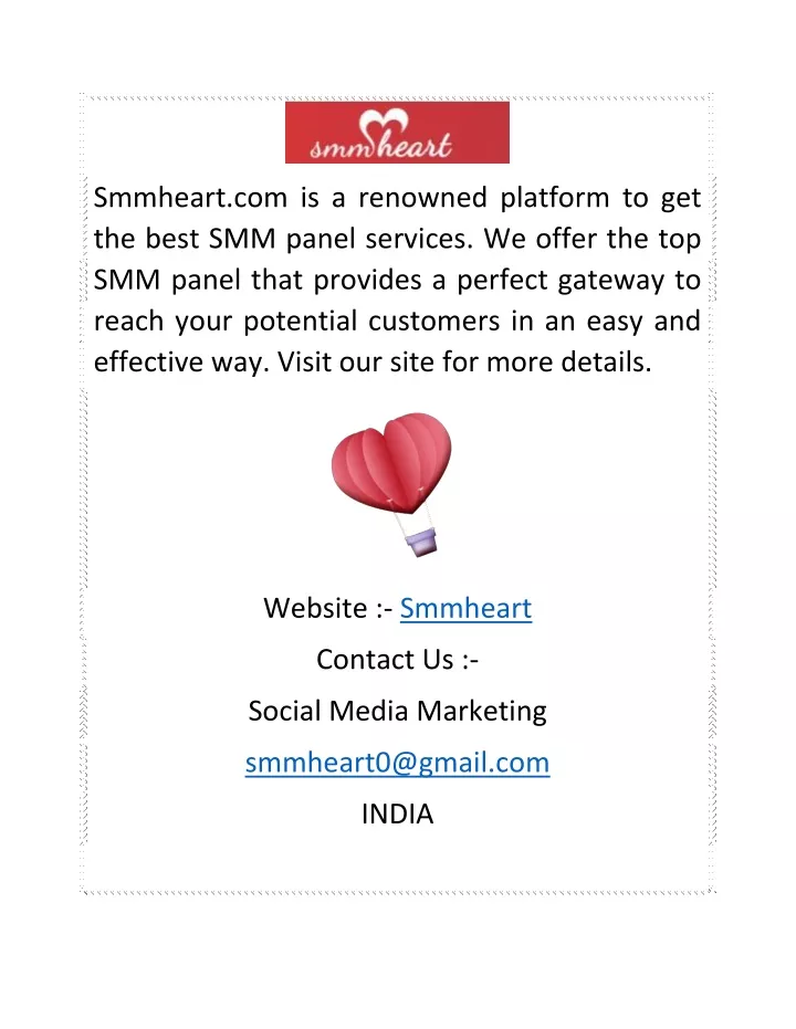 smmheart com is a renowned platform