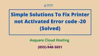 Explore The Causes Of QuickBooks Printer Error Code 20. Resolve Now!