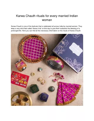 online Karwa Chauth ki thali
