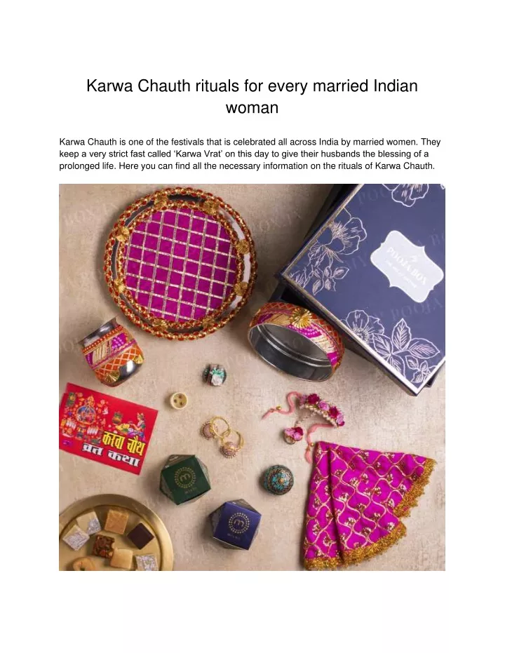 karwa chauth rituals for every married indian