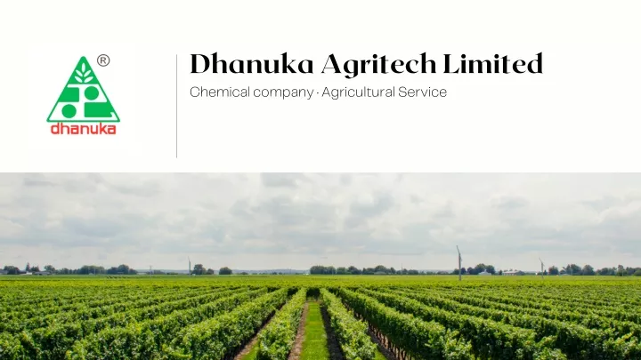 dhanuka agritech limited