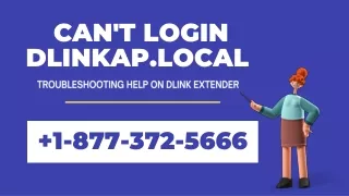 Why I can’t Dlinkap.local Login- Easy Fixes