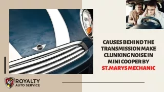 causes behind the transmission make clunking