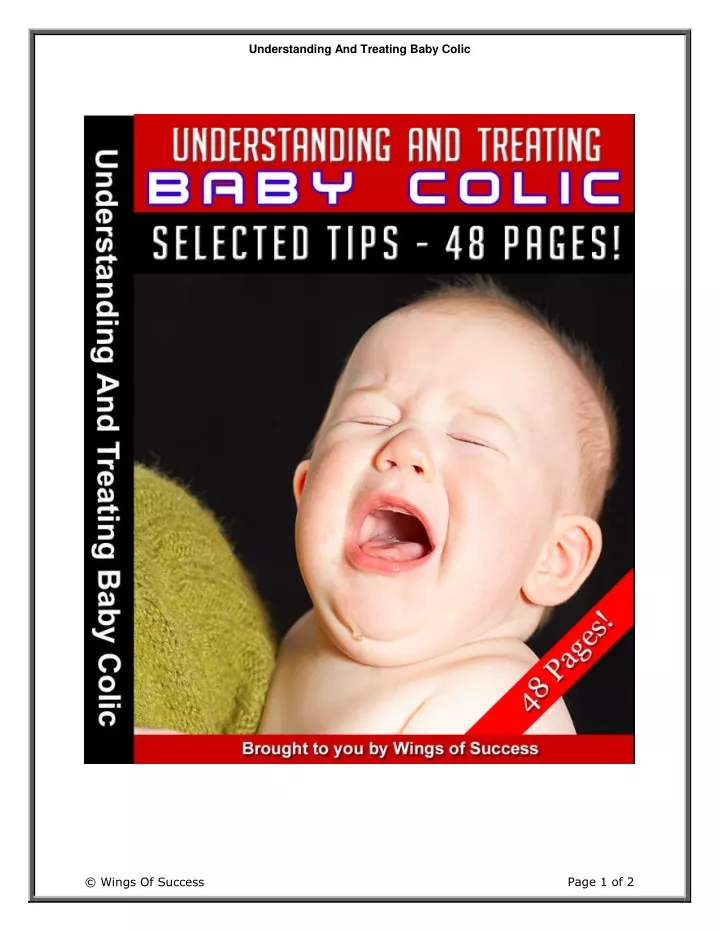 understanding and treating baby colic