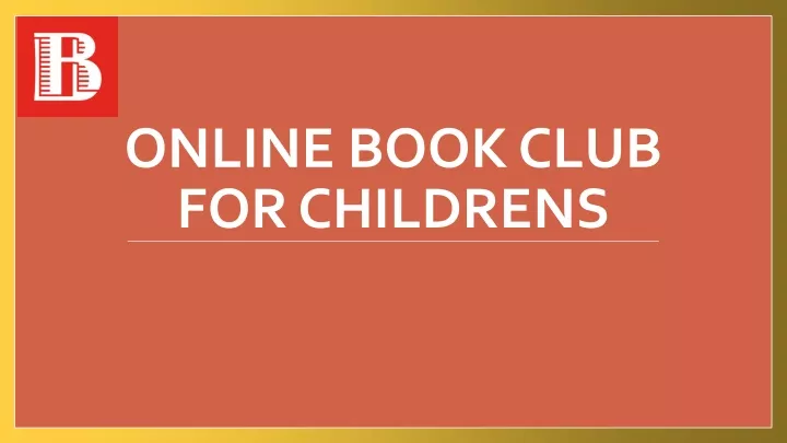 online book club for childrens