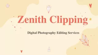 Digital Photography Editing Services