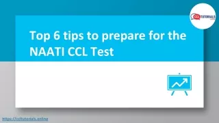 Top 6 tips to prepare for the NAATI CCL Test