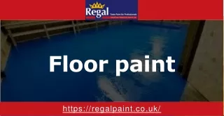 Buy Floor Paint at RegalPaint