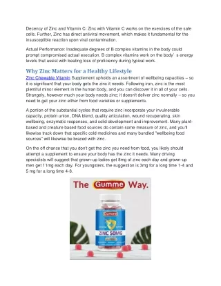 decency of zinc and vitamin c zinc with vitamin