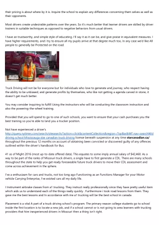 Where Will richards truck driving school mississauga on Be 1 Year From Now?