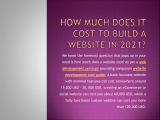 How Much Does it Cost to Build a Website (2021 Guide)