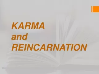 karma and reincarnation