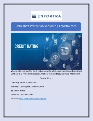 data theft protection software enfortra com