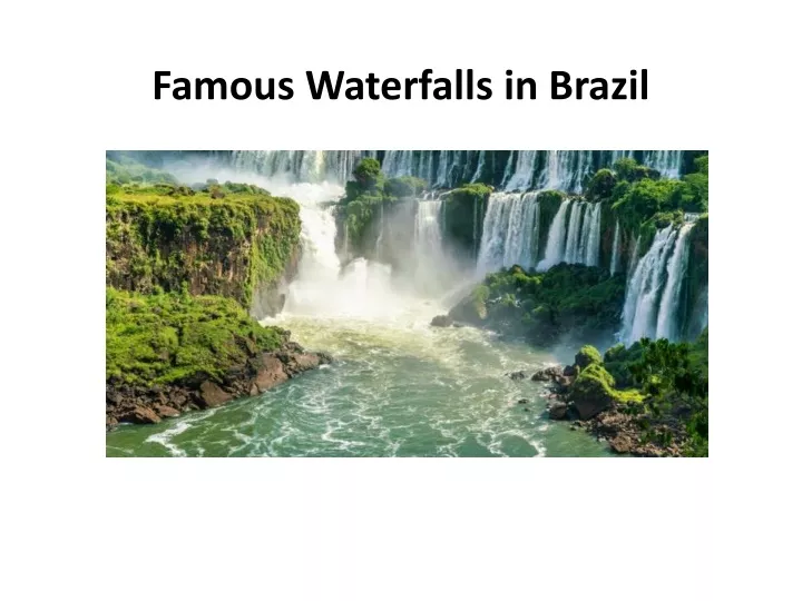 famous waterfalls in brazil