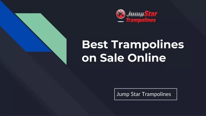 best trampolines on sale online