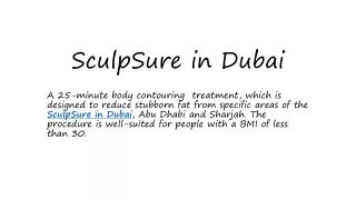sculpsure in dubai
