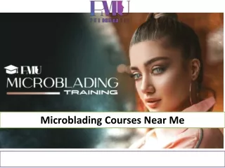 Microblading Courses Near Me
