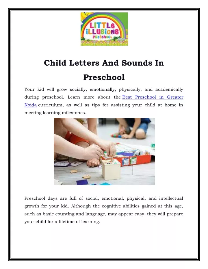 child letters and sounds in